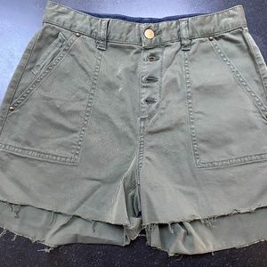 Cynetic Army green shorts